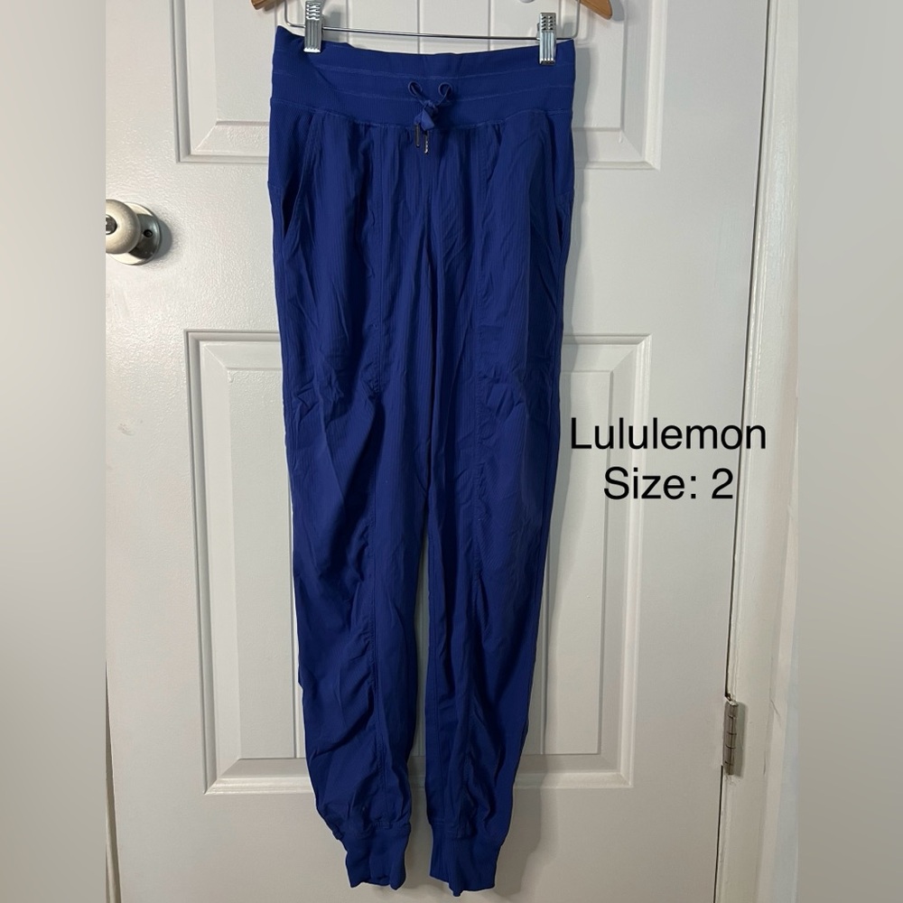 Lululemon Athletica Royal Blue Track Pants